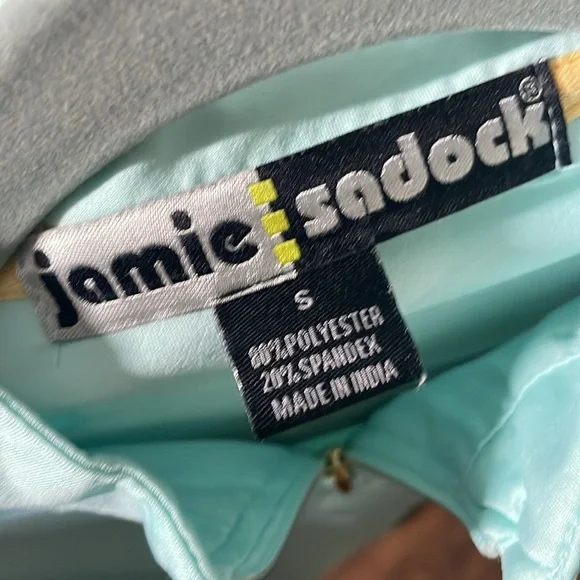 Two-Tone Polo Shirt with Studded Detail - Picture 6 of 7